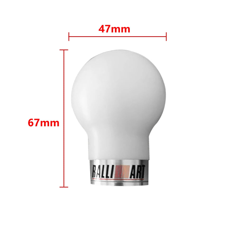 Ralliart Resin JDM Style Gear Shift Knob Racing Shifter Lever for Mitsubishi