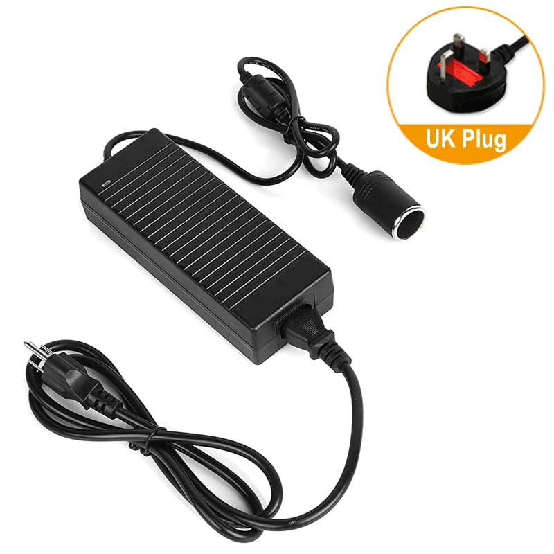 110V/240V AC to 12V DC 15A 160W Power Adapter Cigarette Lighter Socket Supply