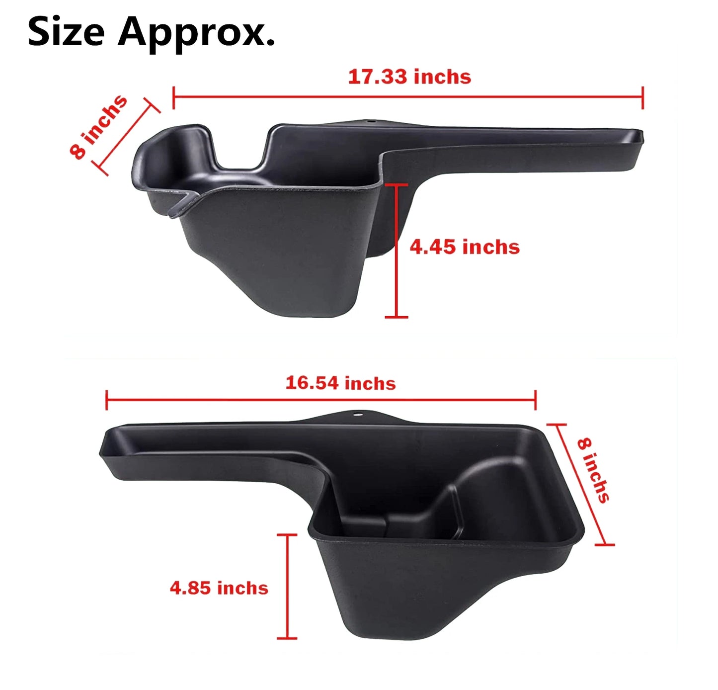 Rear Cargo Trunk Organizer Storage Tray for Jeep Wrangler JL JLU 4-Door 2018–2023