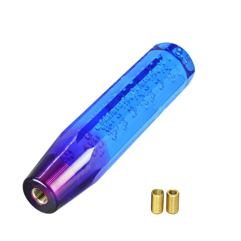 Blue Purple Crystal Gear Shift Knob 10 15 20cm Universal Manual Auto