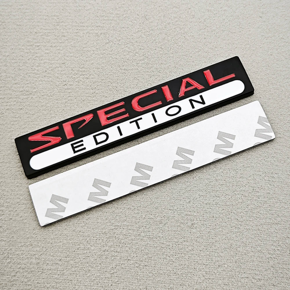 3D Metal Special Edition Car Emblem Badge Sticker Universal Rear Trunk Decal