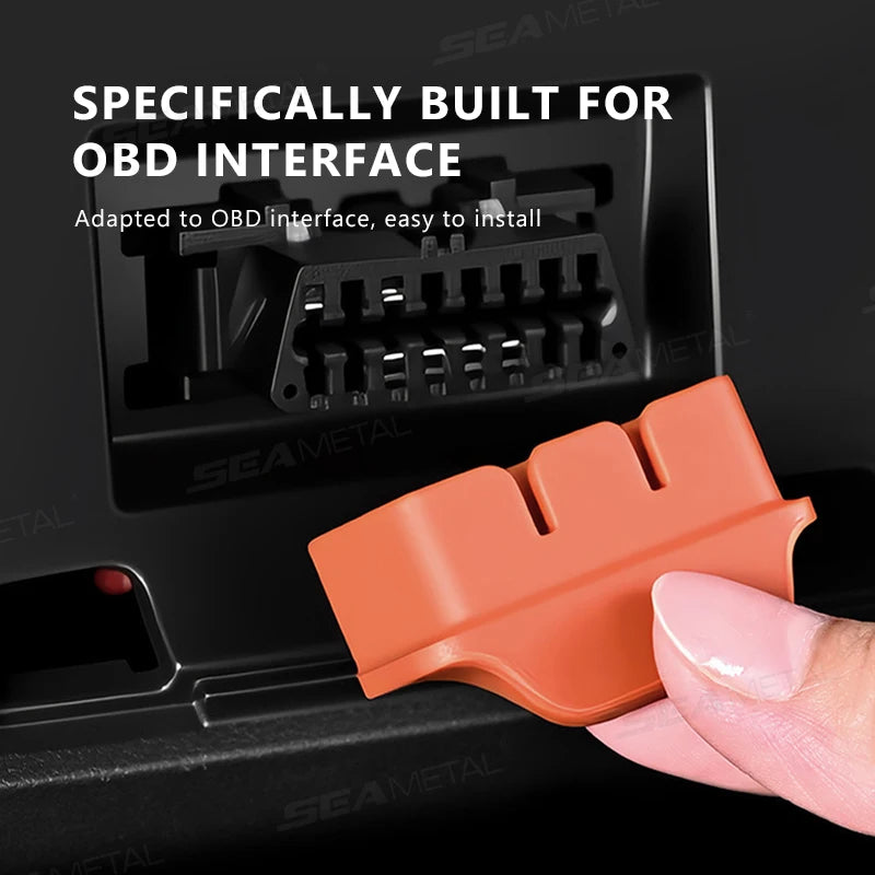 Silicone OBD Port Dust Cover Waterproof OBD-II Diagnostic Port Protector Cap