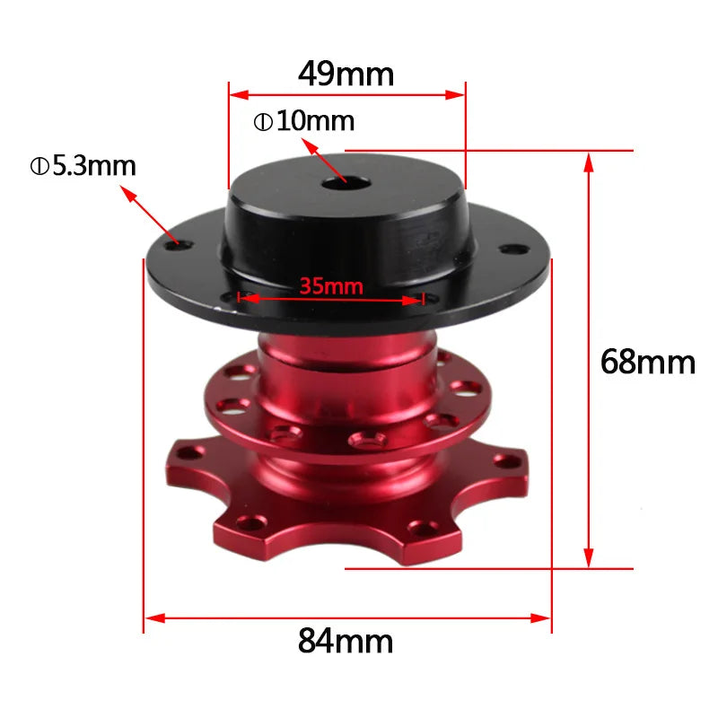 Steering Wheel Quick Release Hub Adapter Boss Kit Purple Blue Red Silver Gold