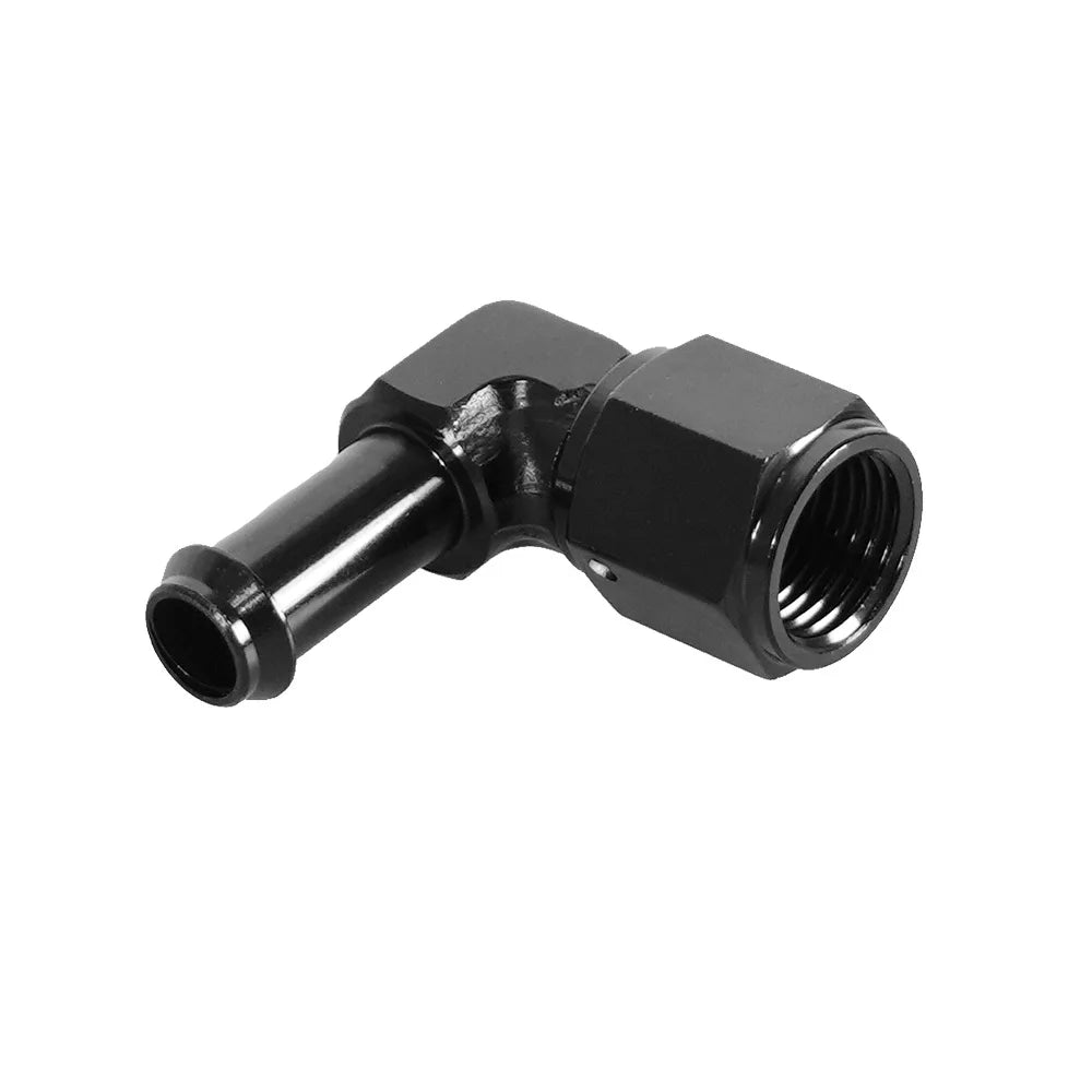 Female AN6 6AN to 5/16" 8mm Hose 90 Degree Swivel Barb Elbow Fitting Adapter