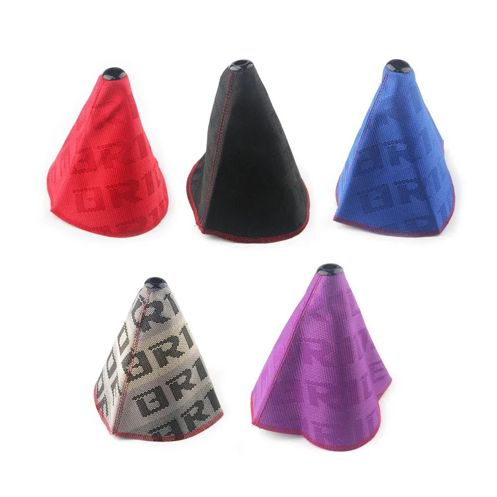 Universal Fabric Gear Shift Boot Sleeve Printed Manual Shifter Dust Cover Replacement