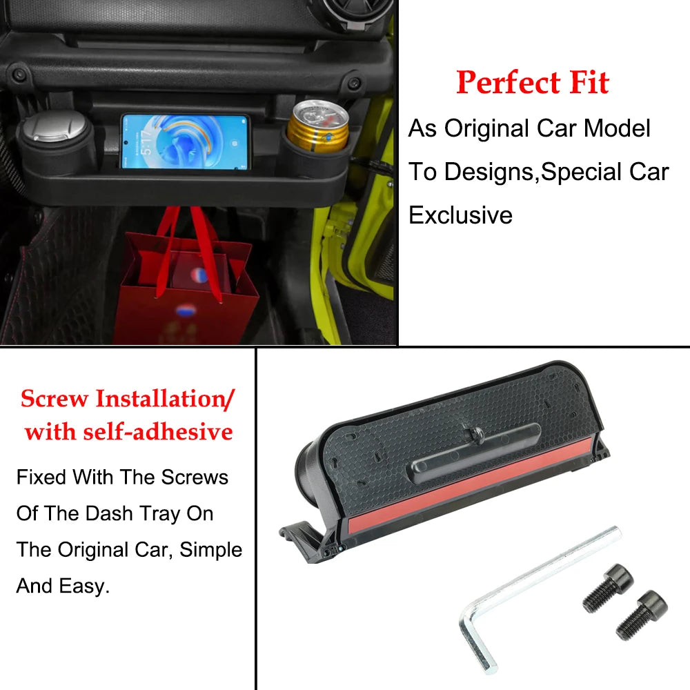 Co-Pilot Handle Storage Box Organizer Tray Suzuki Jimny JB64 JB74 2019+