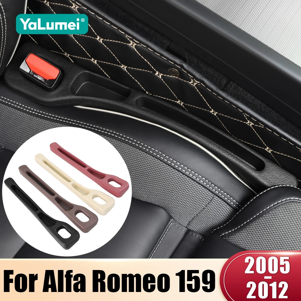 2PCS Car Seat Gap Filler Leak Proof Strips for Alfa Romeo 159 2005–2012