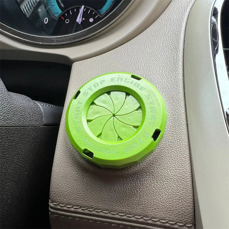 Motorcycle Ignition Key Cover Push Start Button Decorative Interior Trim