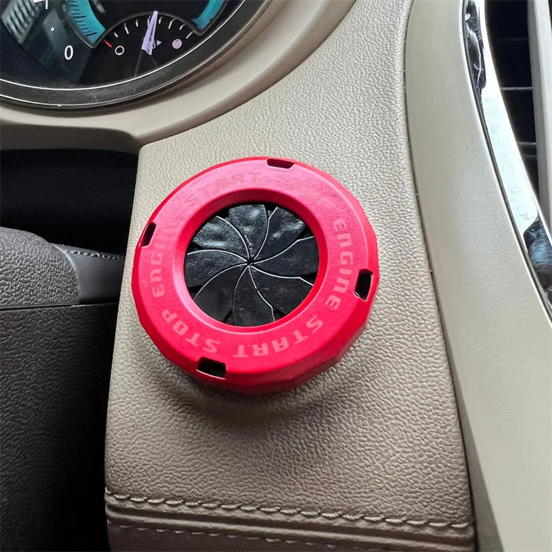 Motorcycle Ignition Key Cover Push Start Button Decorative Interior Trim