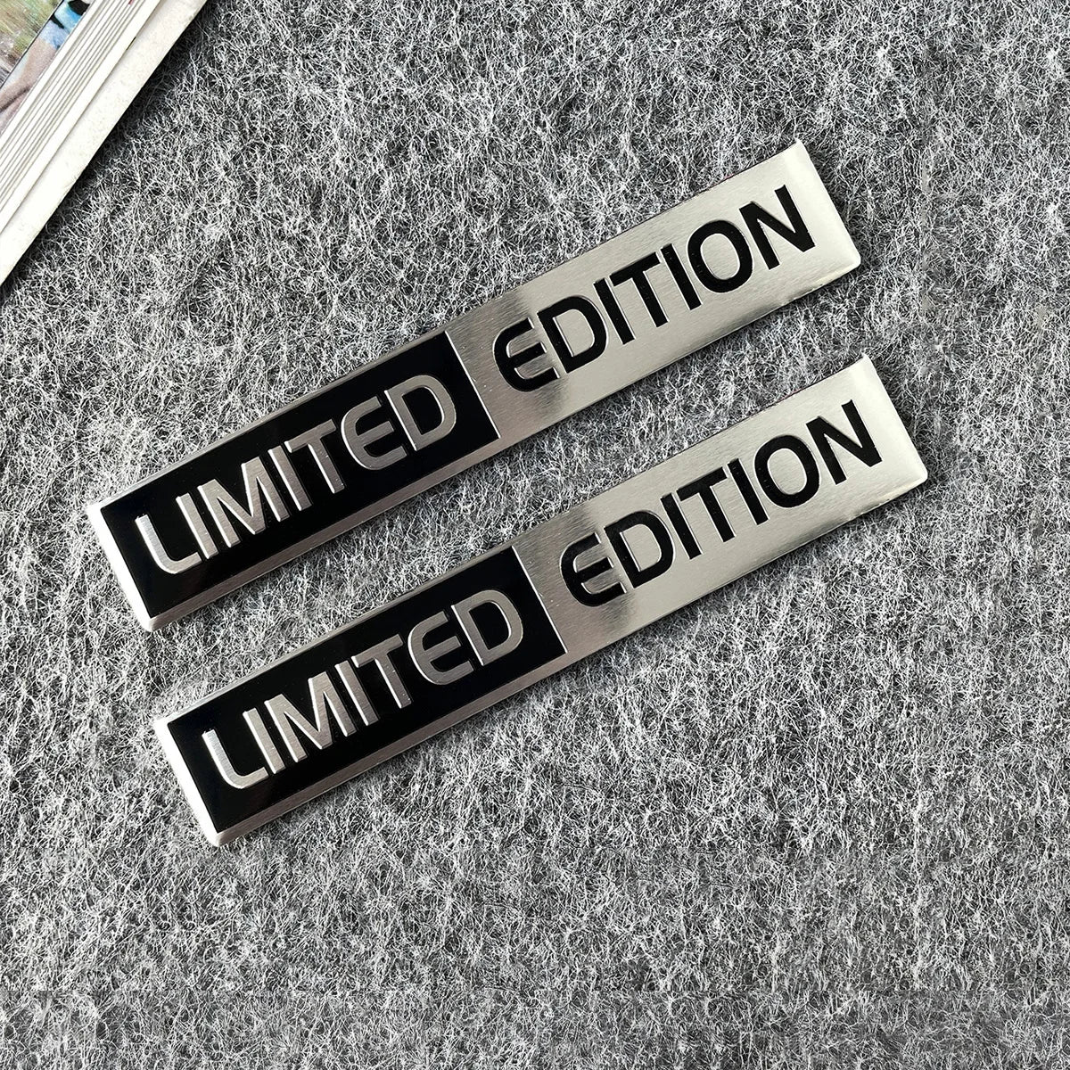 3D Aluminum Limited Edition Car Emblem Badge Sticker Auto Motorcycle Decal