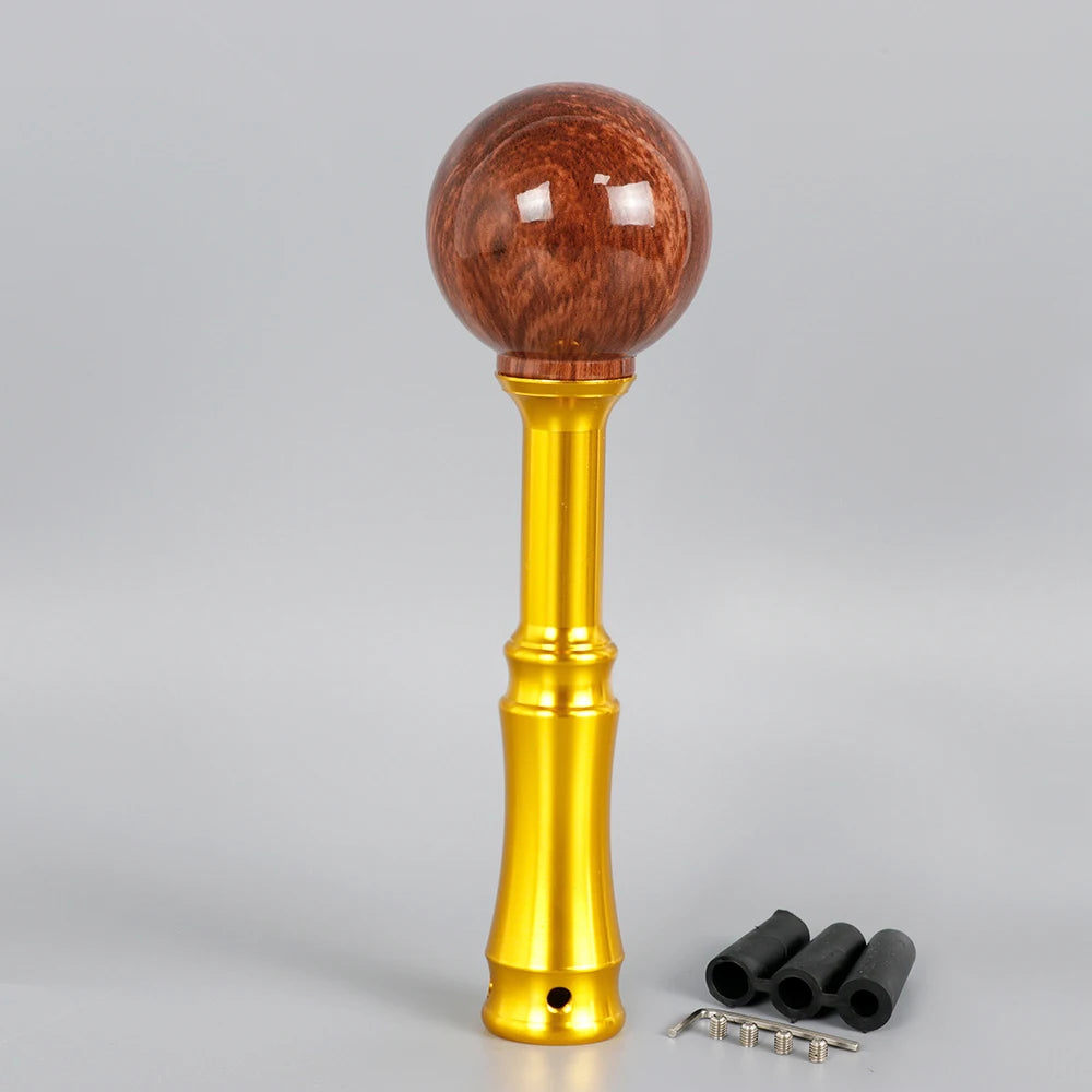 Peach Wood Look Gear Shift Knob Extender Manual Shifter Lever Extension Universal