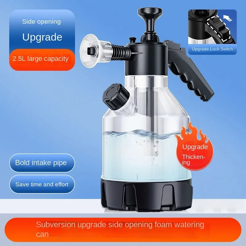 2.5L Hand Pump Foam Sprayer Snow Foam Cannon Car Wash Window Cleaning Bottle