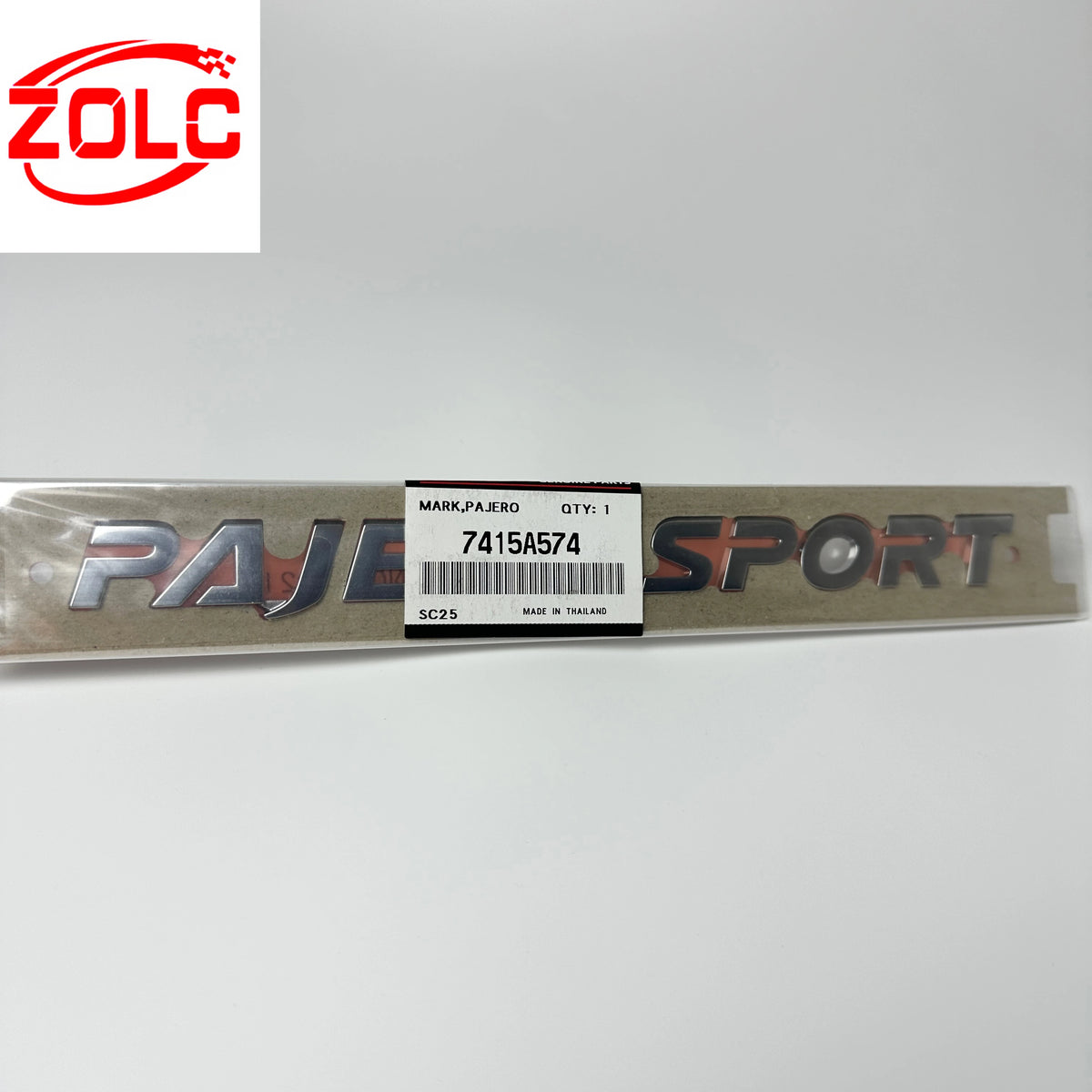 Rear Tailgate Letters Logo Emblem for Mitsubishi Pajero Montero Sport 2016-2024