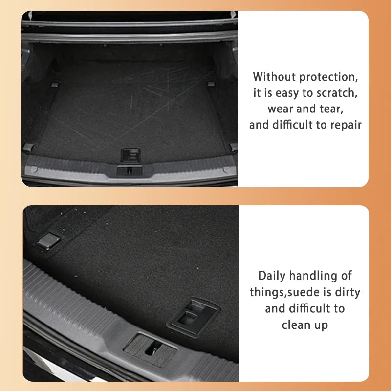 Universal Car Trunk Cargo Mat Anti-Slip Boot Liner Carpet for Cars, SUVs & Vans