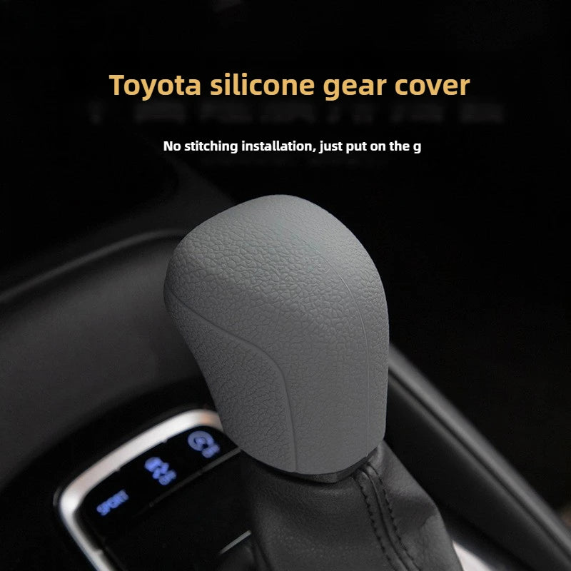 Universal Silicone Automatic Gear Shift Knob Cover Black or Grey