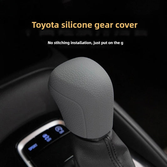 Universal Silicone Automatic Gear Shift Knob Cover Black or Grey