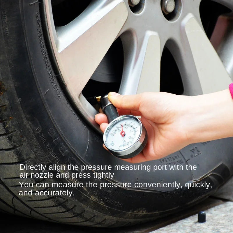 Auto Metal Tire Pressure Gauge Car Truck Tyre Air Pressure Meter