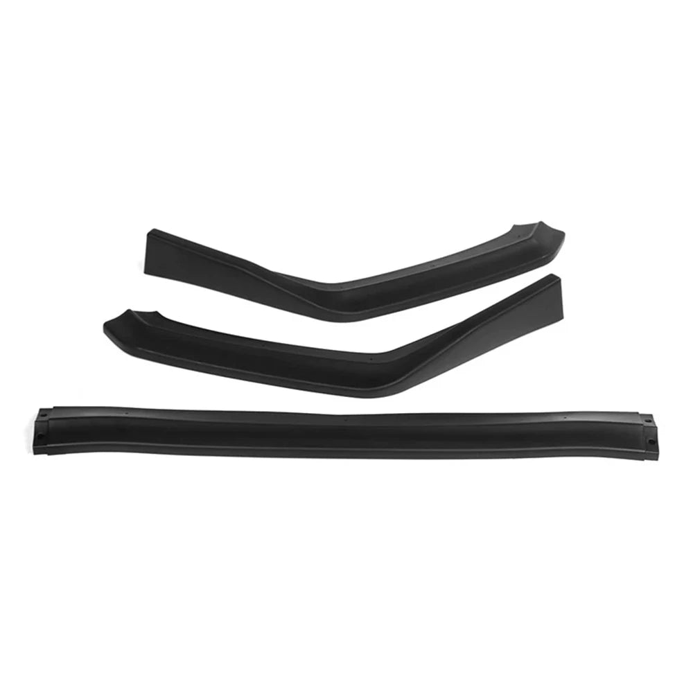 3PCS Front Bumper Spoiler Lip Splitter Diffuser Body Kit for Subaru WRX 2015–2019