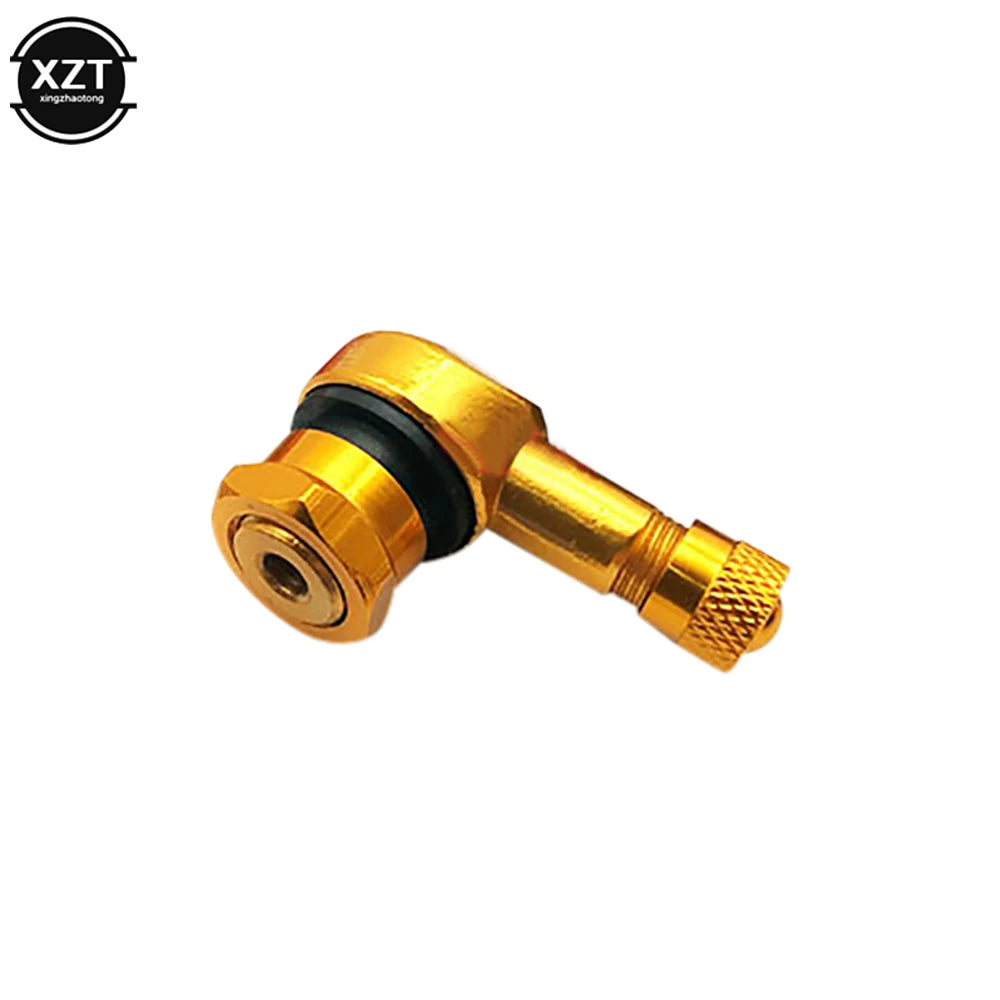 90° Aluminum Alloy Tubeless Motorcycle Tire Valve Stem Angled Rim Air Valve