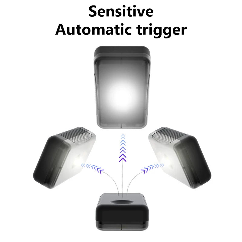 LED Motorcycle Tail Box Sensor Light Anti-Collision Lamp Camping Night Light