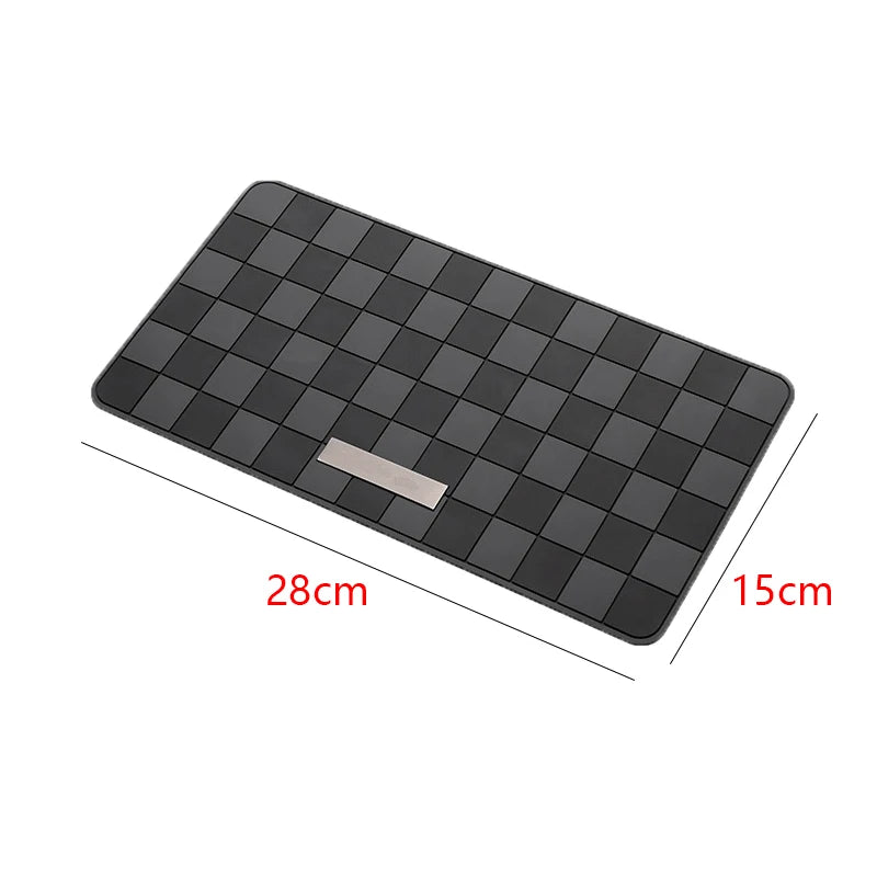 28x15cm Car Dashboard Anti Slip Mat PVC Phone GPS Navigator Holder Pad