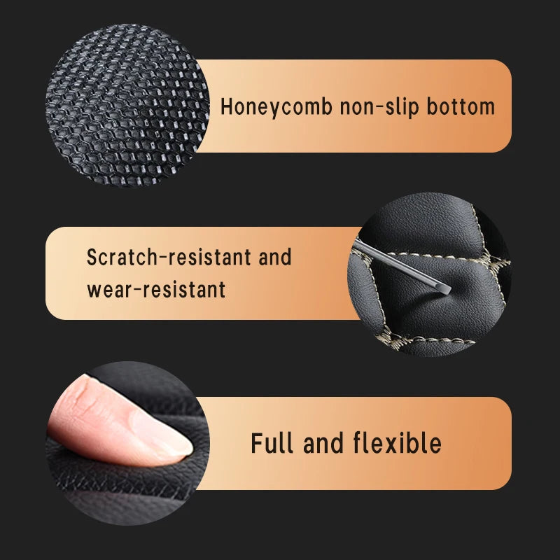 Universal Car Trunk Cargo Mat Anti-Slip Boot Liner Carpet for Cars, SUVs & Vans