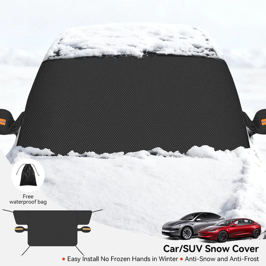 Winter Car Windshield Snow Cover Reflective Oxford Waterproof Frost Protector