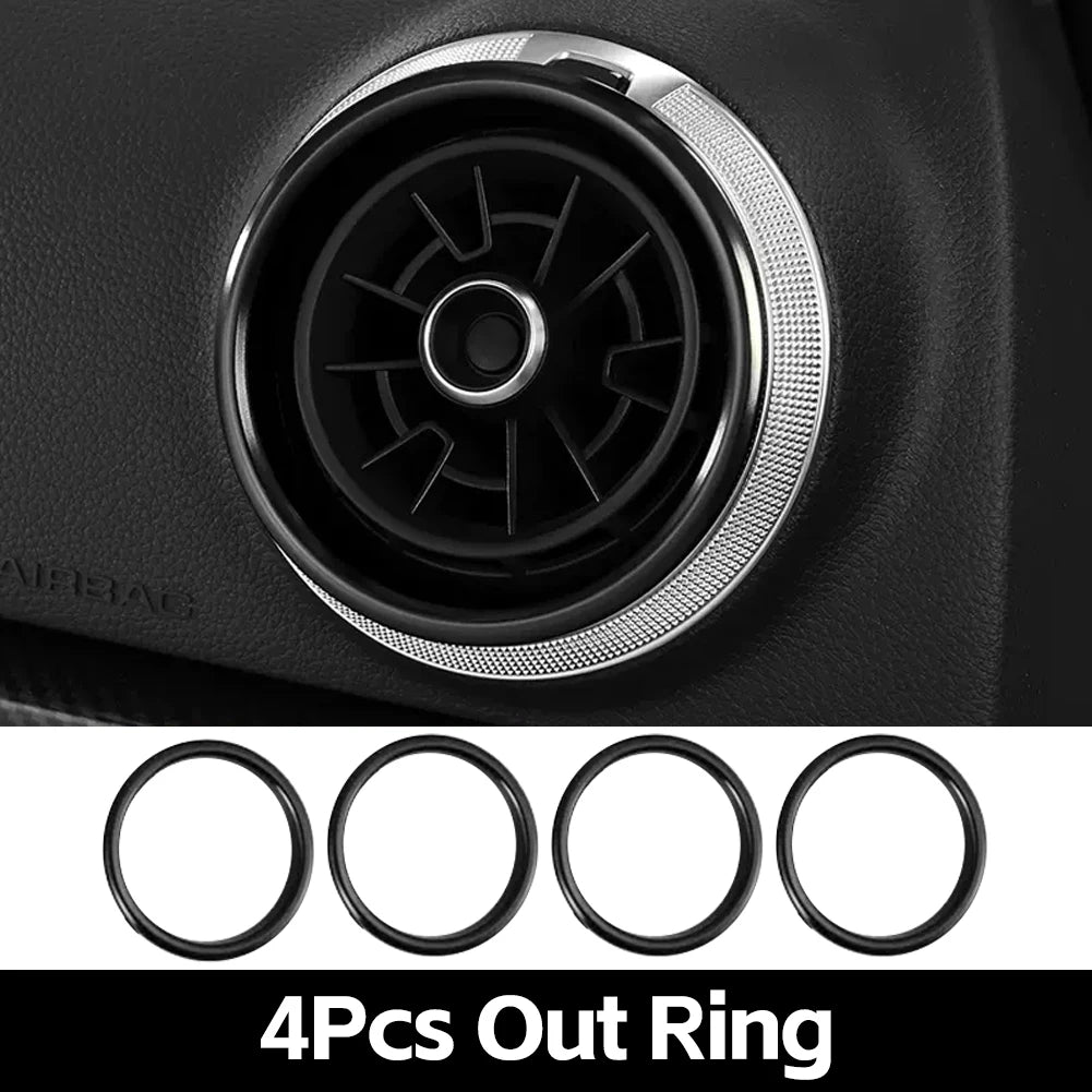 Air Vent Trim Ring Centre Console Cover for Audi A3 8V S3 2014-2019