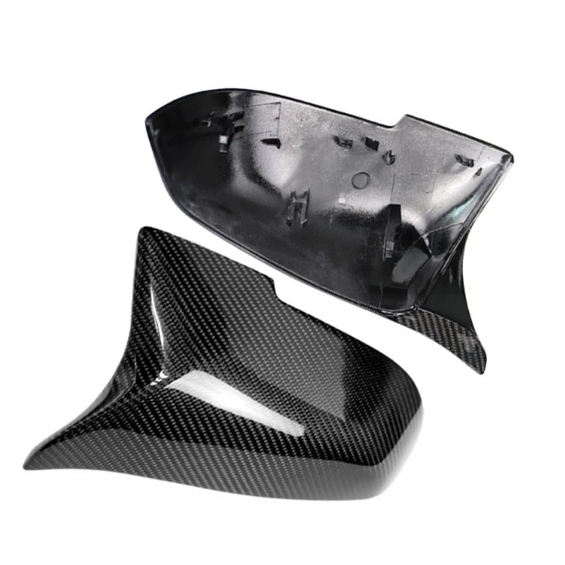 Carbon Fiber Look Side Mirror Cover Caps for BMW 5, 6 & 7 Series F10 F11 F18 F07