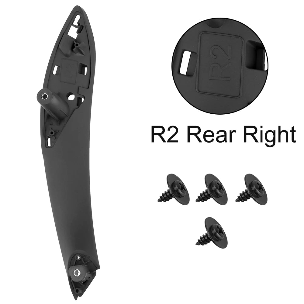 Black Interior Door Handle Pull Trim Cover for BMW F30 F31 F32 F34 F35 F80