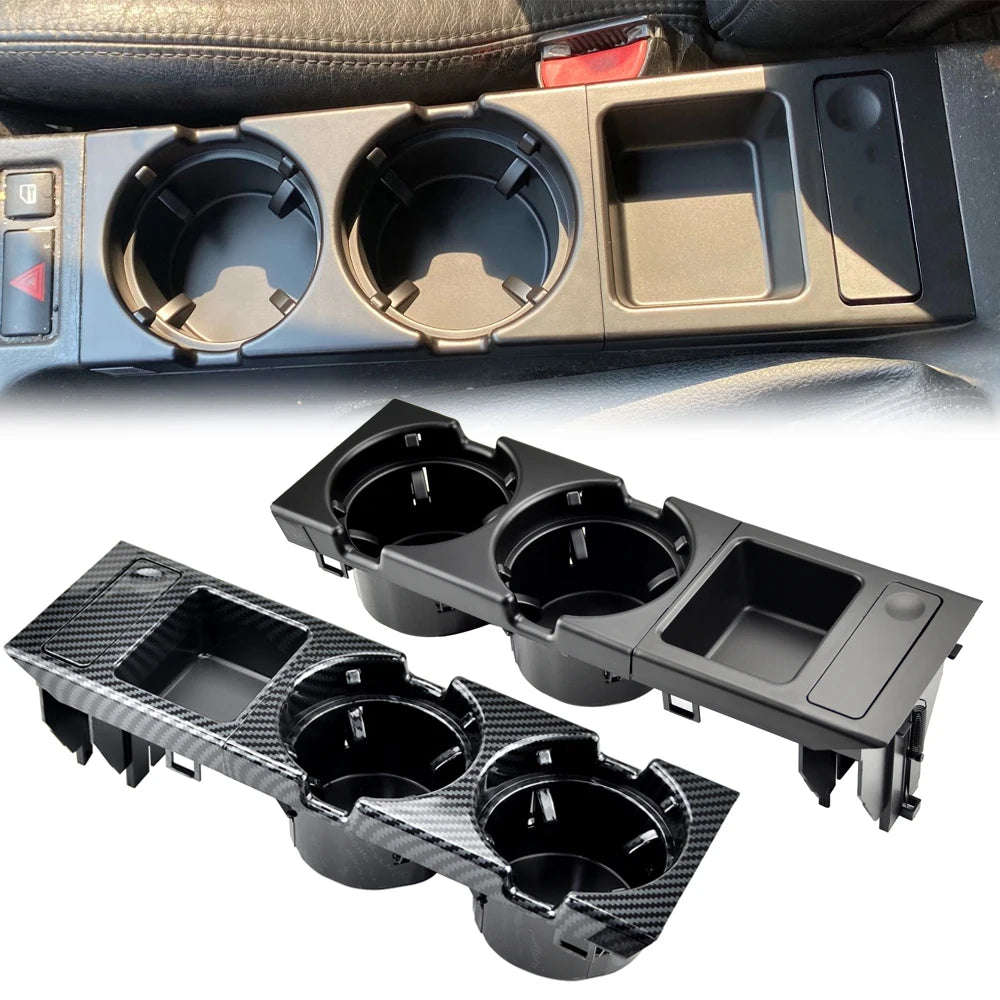 Front Center Console Storage Box Cup Coin Holder for BMW 3 Series E46 1998-2006