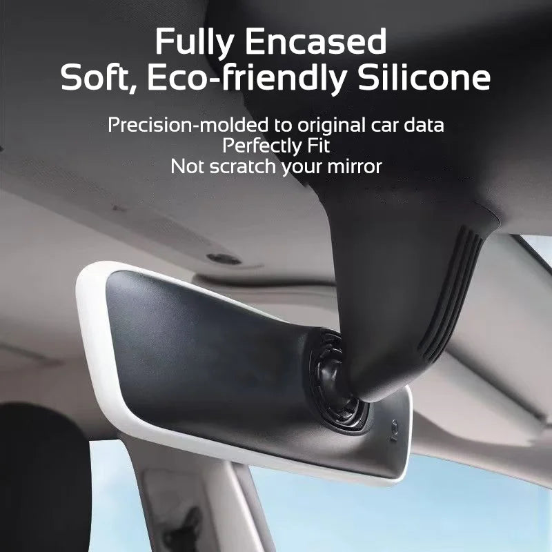 Silicone Rearview Mirror Frame Protector for Tesla Model 3 Y YL Highland Juniper