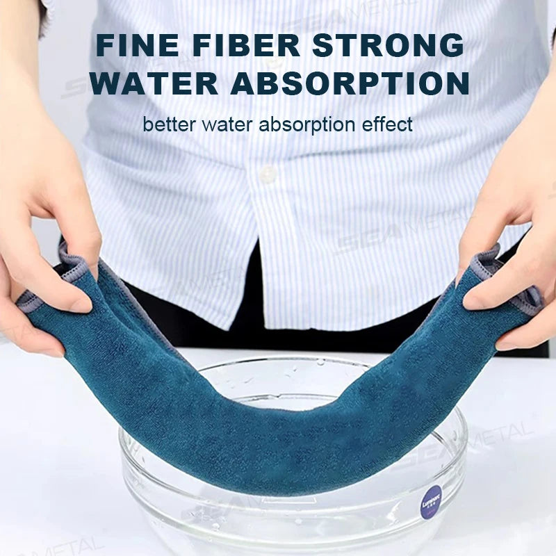 SEAMETAL Microfiber Car Wash Towel Lint Free Soft Absorbent Quick Dry Cloth