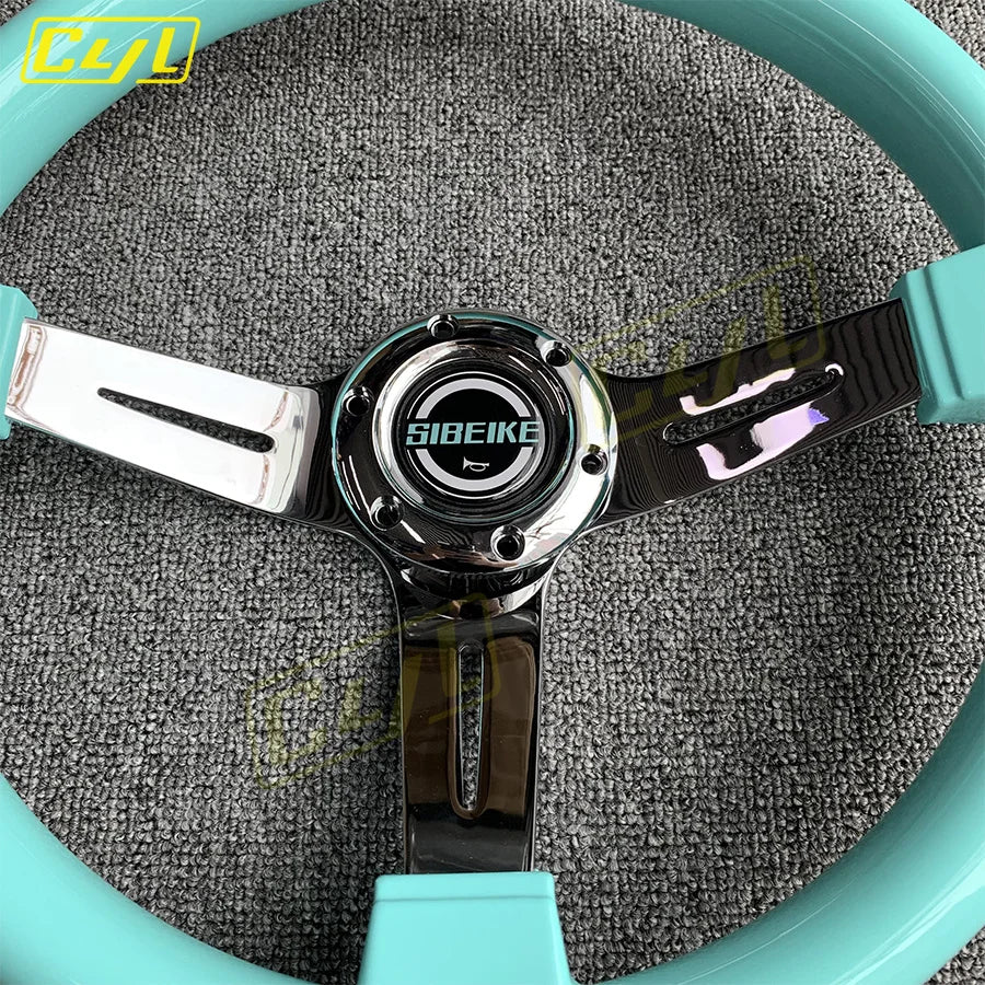 CYL JDM 14" 350mm ABS Deep Dish Racing Drift Steering Wheel Universal Car