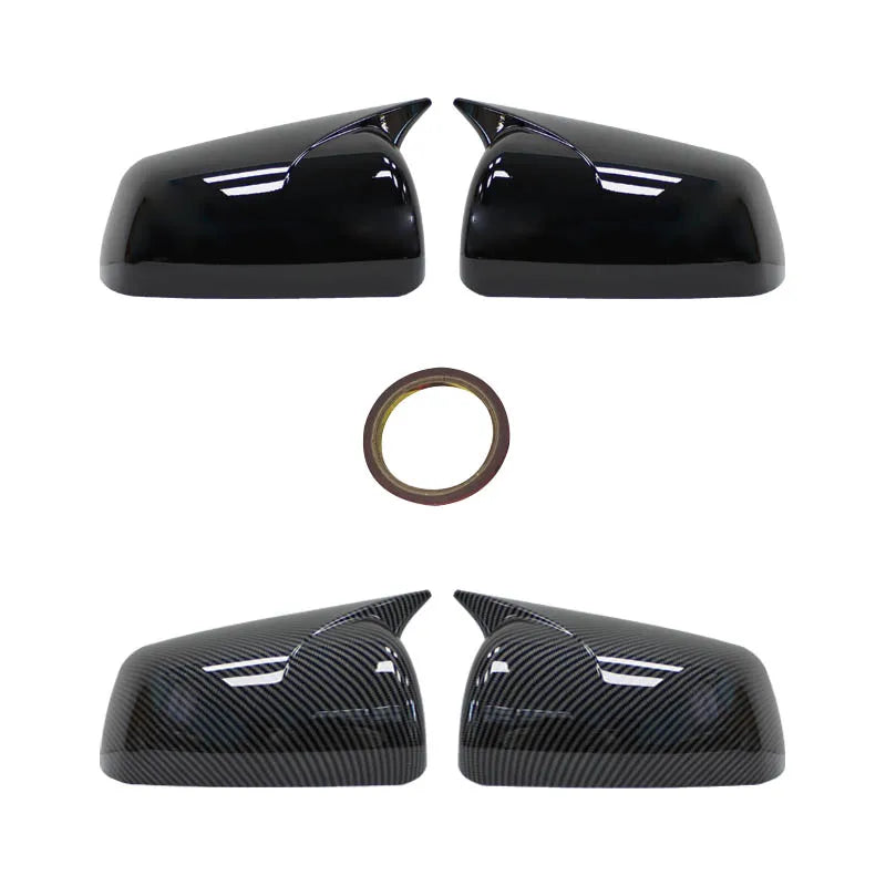 Side Mirror Cover Caps Replacement for Mitsubishi Lancer X EX EVO 2008–2016