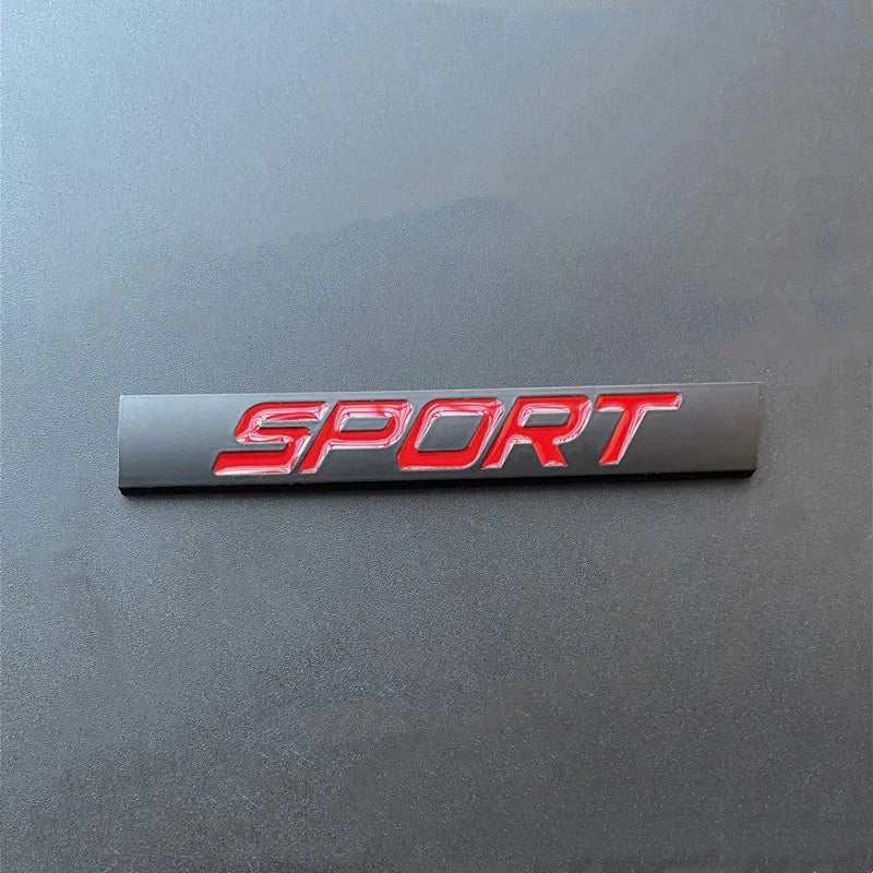 3D Black Chrome Sport Car Emblem Badge Sticker for Toyota Honda Nissan VW Audi