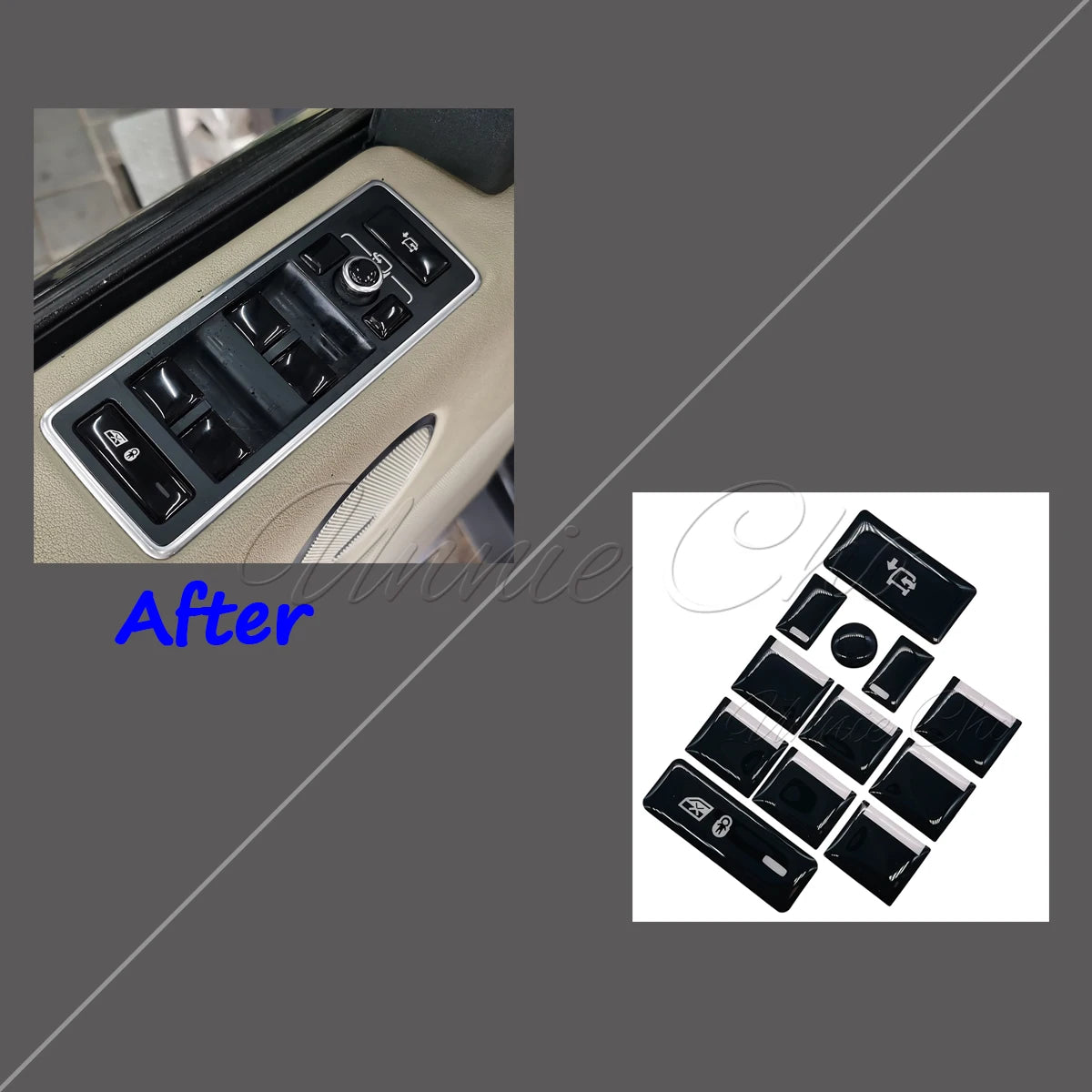 Power Window Control Button Repair Stickers for Range Rover & Land Rover