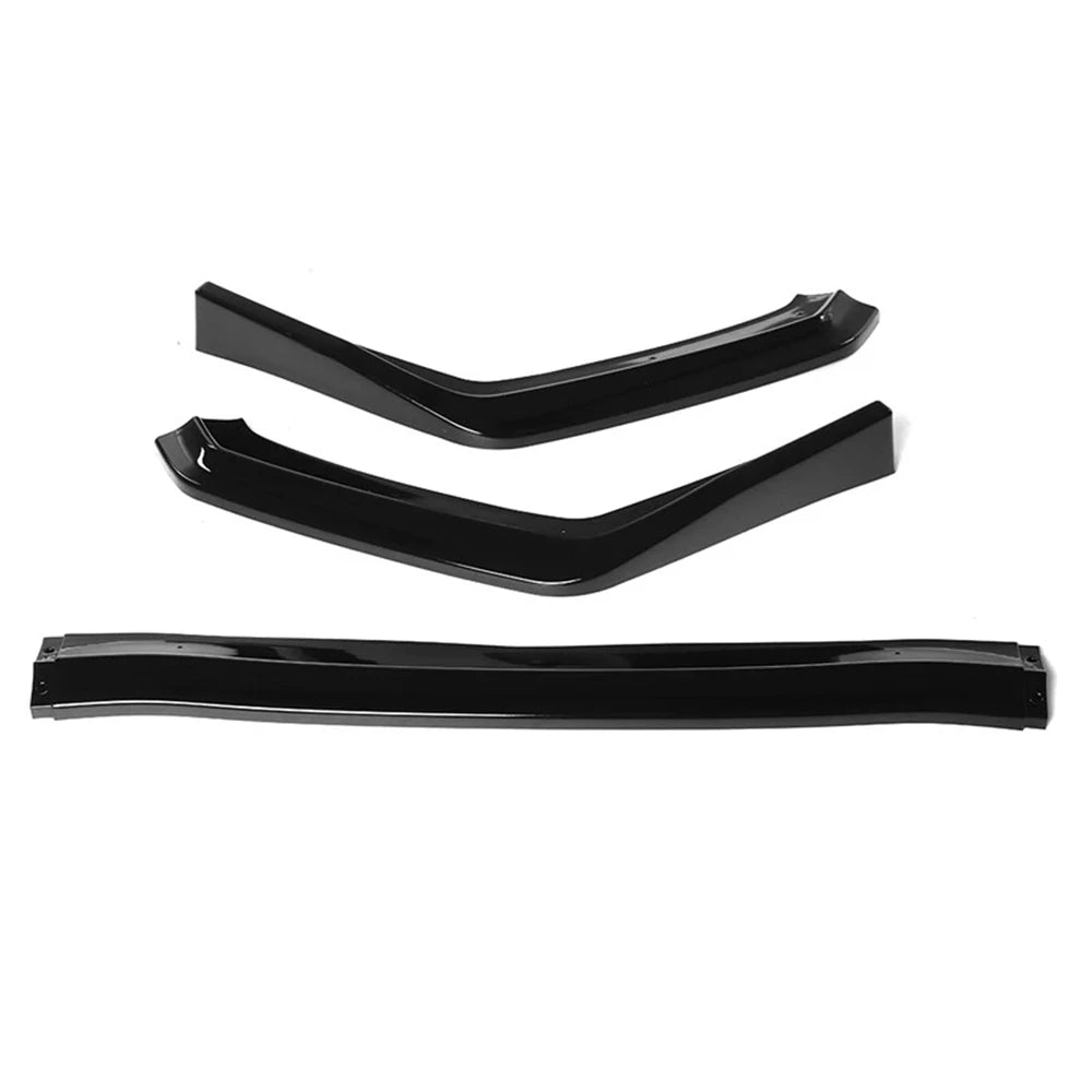 3PCS Front Bumper Spoiler Lip Splitter Diffuser Body Kit for Subaru WRX 2015–2019