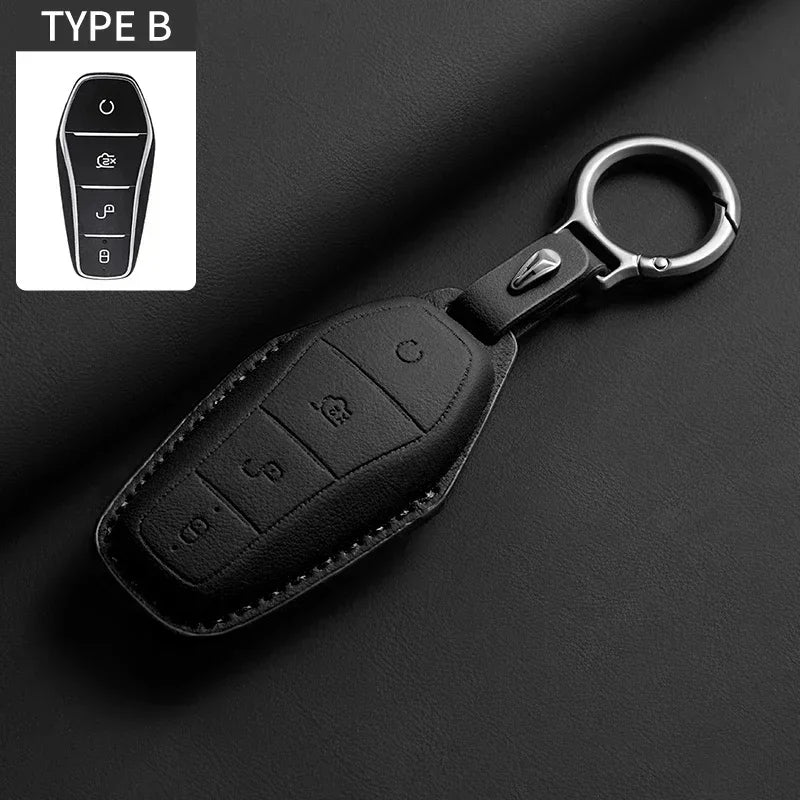 Smart Key Cover Case for BYD Han EV, Tang DM, Qin PLUS, Song Pro & More