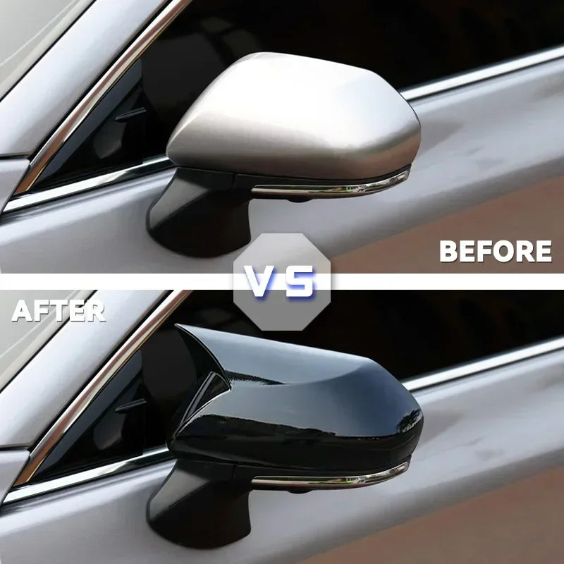 Carbon Fiber Look Rearview Mirror Cover Caps for Toyota Camry 2018–2022