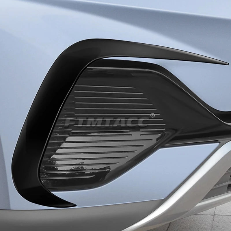 2Pcs ABS Eyebrow Spoiler Front Fog Light Trim Cover for BYD Atto 3 Yuan Plus