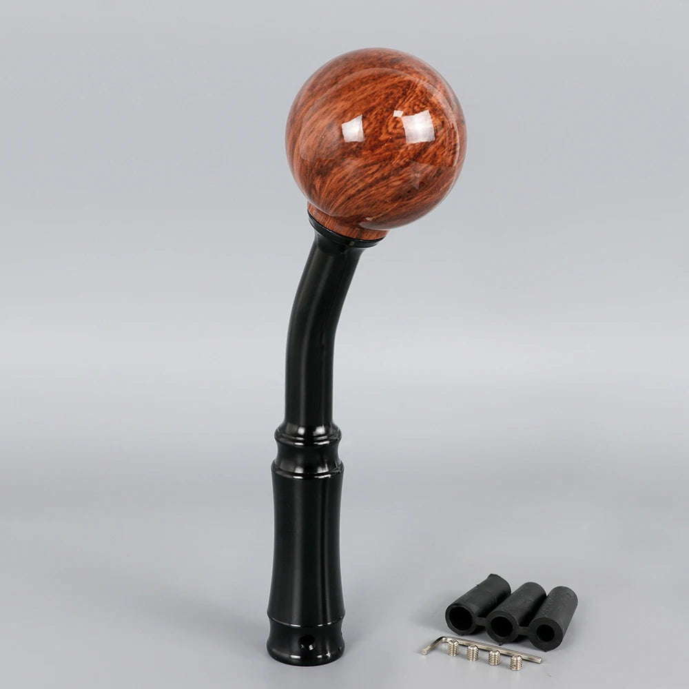 Peach Wood Look Gear Shift Knob Extender Manual Shifter Lever Extension Universal