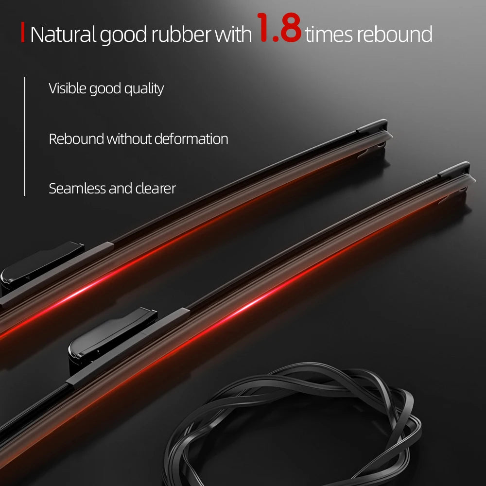 Front & Rear Windshield Wiper Blades Set for Nissan Armada TA60 2004–2015