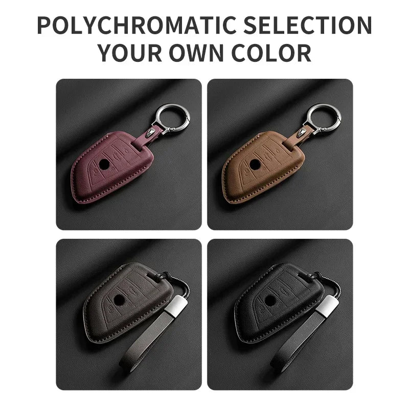 Smart Key Case Cover for BMW 1, 3, 5, 7 Series, X1, X3, X4, X5 & M Models