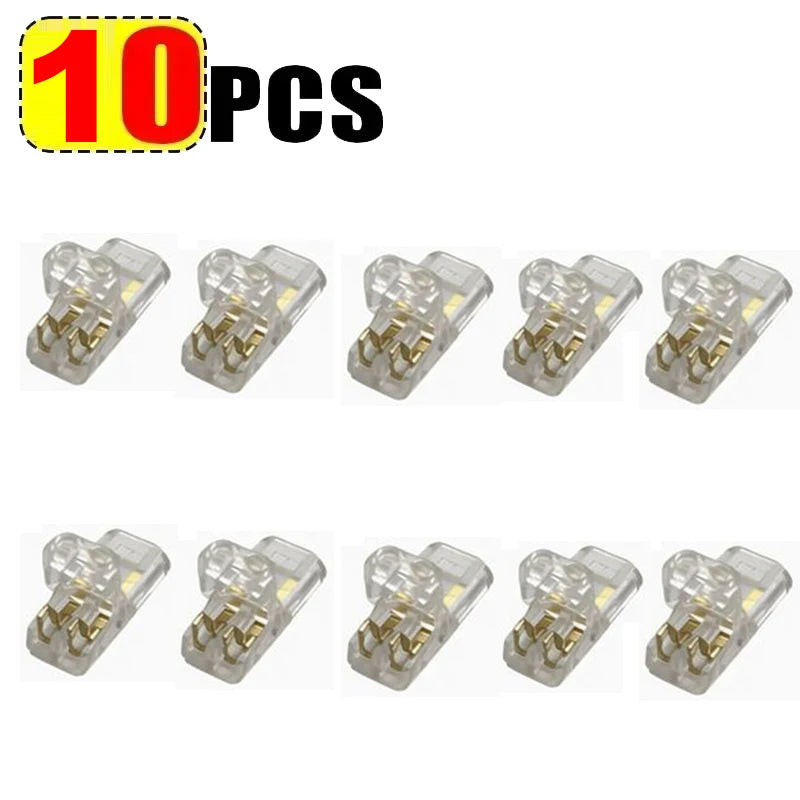 D2 Waterproof 2 Pin Wire Connector 10-100pcs Car Electrical Cable Plug Terminal