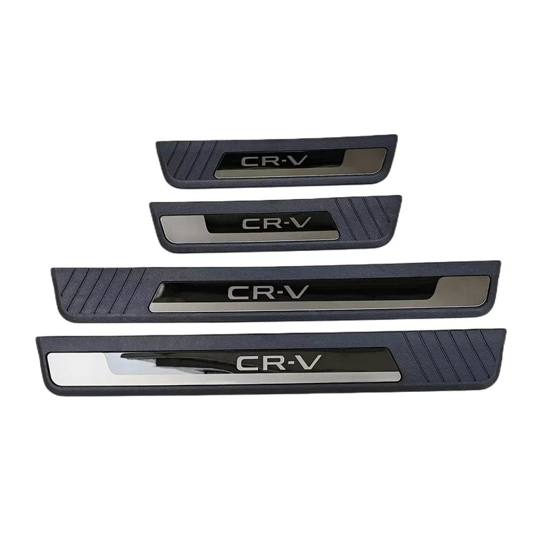 Door Sill Scuff Plate Guards ABS Plastic Kick Protector Trim or Honda CR-V 2023+