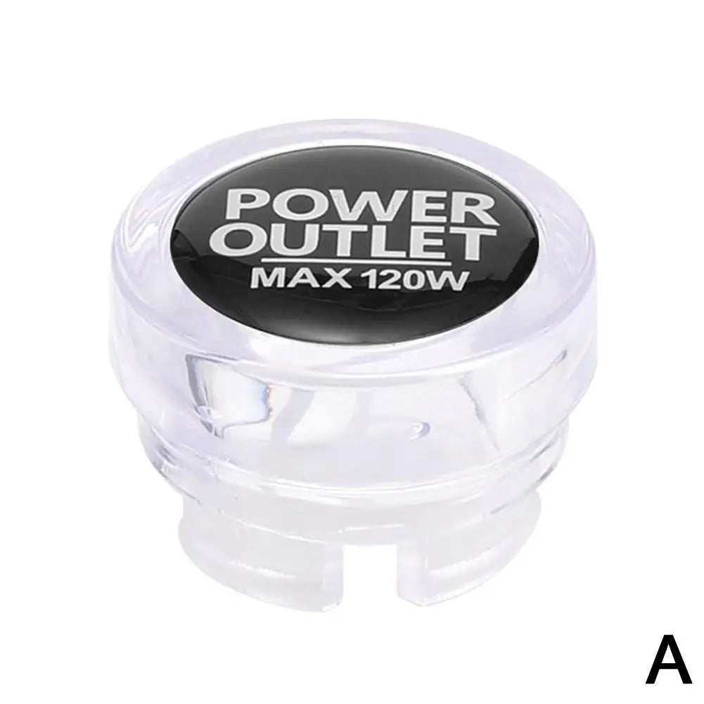 Universal Car Cigarette Lighter Dustproof Cover Cap Automotive Socket Trim