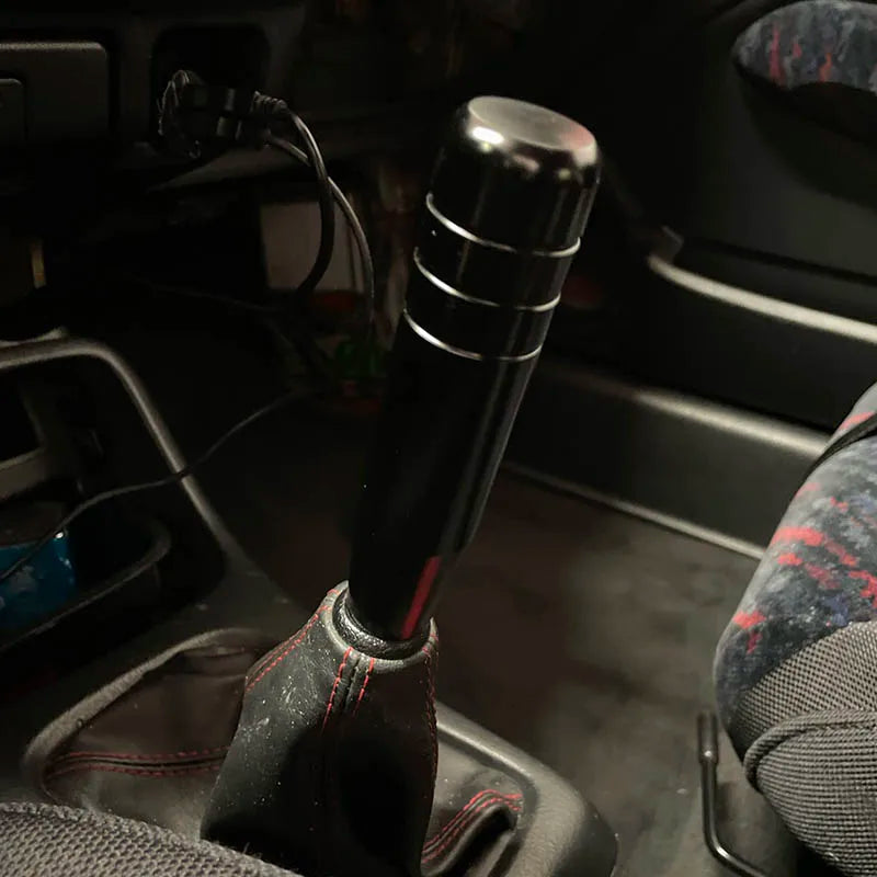 9cm/13cm Carbon Fiber Gear Shift Knob Extended Manual Shifter Aluminum Car