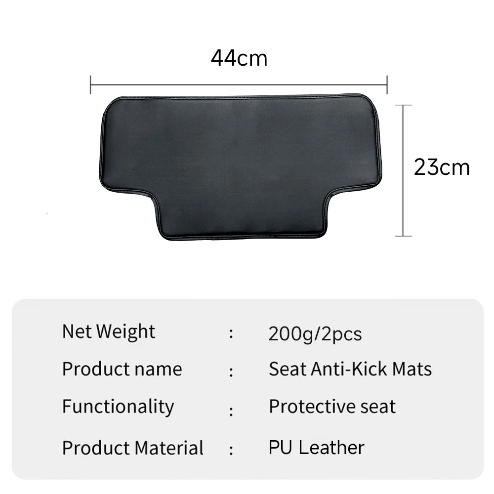 2PCS Car Seat Back Anti-Kick Protector Pads for Toyota Camry XV70 XV80 2018–2026