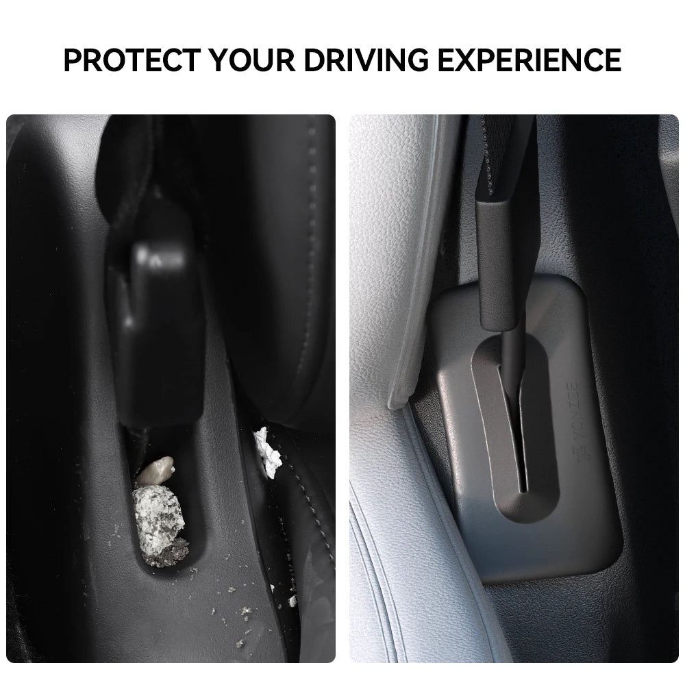 2PCS Silicone Car Seat Gap Filler for Tesla Model 3 Highland & Model Y Juniper